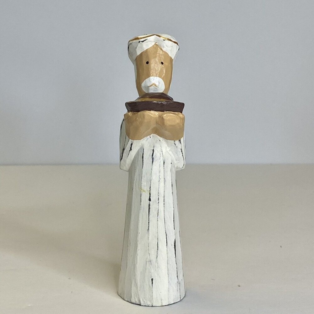 Albizia Wood Nativity Handcrafted Wiseman Figure Replacement Seerv International